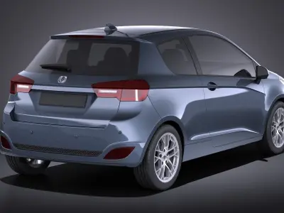 Generic Hatchback 2016 VRAY 3D model