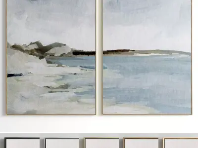 Photo Frame 308 Low-poly 3D model