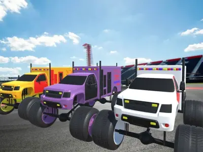  Low Poly Monster Turks pack-3 Low-poly 3D model