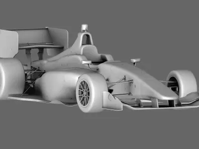 Dallara Indy Lights 2015 Low-poly 3D model
