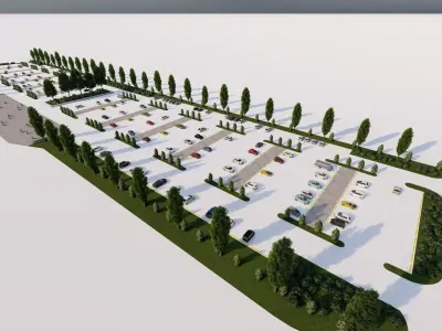 Parking-Parking Lot 3D model