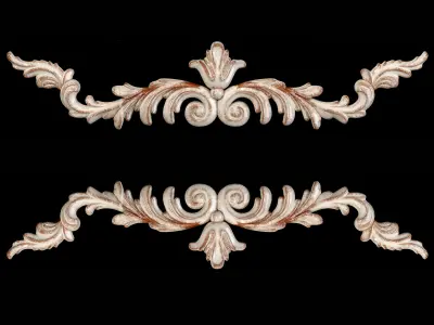 Classic carved 089 3D model