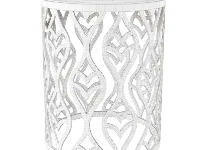 Round Accent Table Hemingway Islands 3D model