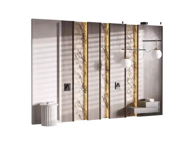 Decorative Wall panel  52 3D model