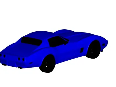 Chevrolet orvette Stingray 1982 3D model