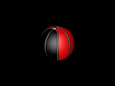 Basketball ball 3D model