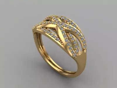 Women Ring 3DM Womens Ring 3d models 3D print model 3D print model 28