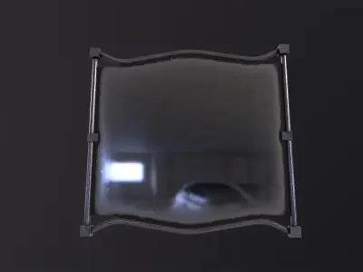 Wall Mirror 3D Model Low-poly 3D model