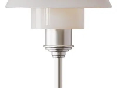 Grote tafellamp PH mondgeblazen 3D model