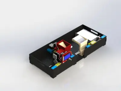 VARIABLE VOLUME PACKAGING MACHINE  3D print model