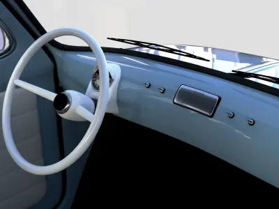 Fiat Nuova 500 1957 rev 3D model