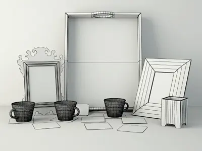 Decoration by ZARA HOME 3D model