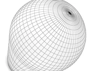 Glass Standing Lamp 3D model