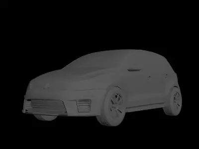 Volkswagen Polo GT 3D model  3D print model