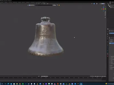  olympic berlin 1936 bell 3D model