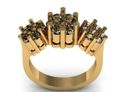 fancy ring 3D print model buy