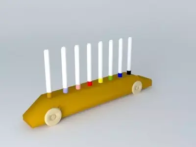 Pen Car Free 3D model
