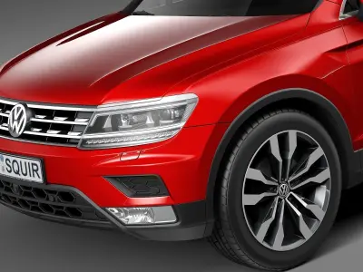Volkswagen Tiguan 2017 3D model
