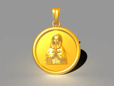 Madonna Pendant 3D print model