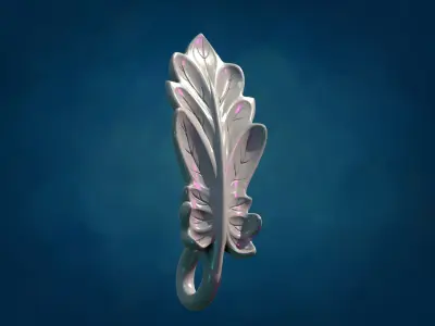 Daisy leaf 3D print model