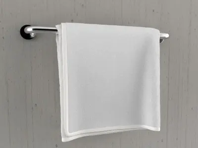 Hanging Towels 3 3D model