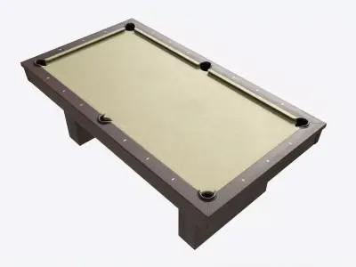 Billiard Pool Table 9-foot 01 3D model