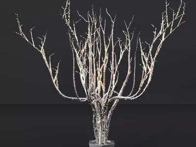 Outdoor lighting installation 3D model