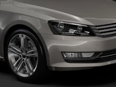 Volkswagen Passat China NMS 2016 3D model