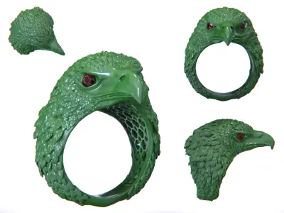 Eagle ring 3D print model