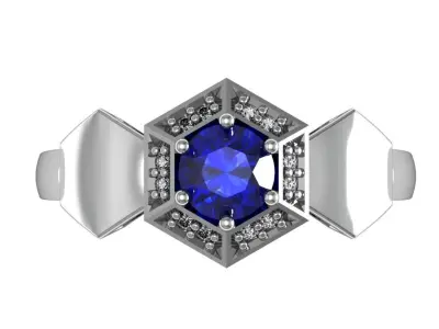 Ring Luxury set  3D print model