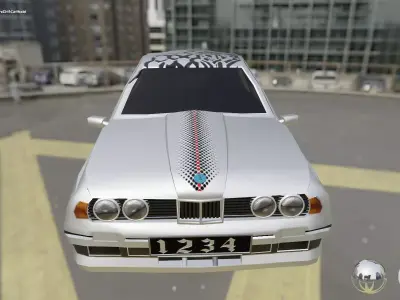 Drift Car Low Poly PBR Low-poly 3D model