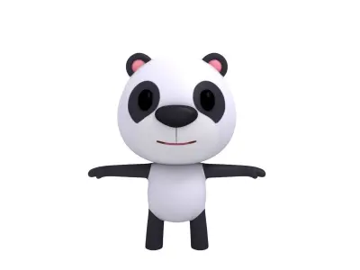 Little Panda 3D model