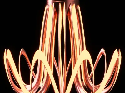 Modern Chandelier 3D model