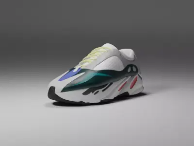 3d adidas Yeezy Boost 700 shoes Free 3D print model