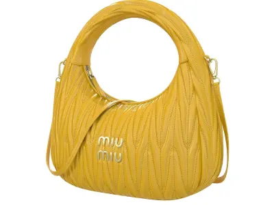 Miu Miu Wander Matelasse Hobo Bag Low-poly 3D model
