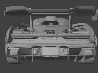 Mclaren senna 3D model from CGTrader