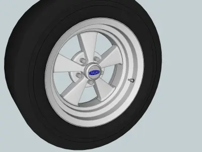 cragar s-s car wheel 3D model