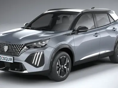 Peugeot E-2008 2024 3D model