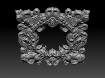 Bas relief Frame 240506 11 3D print model