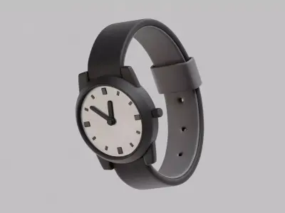 Cartoon Wrist Watch hand watch Low-poly 3D model