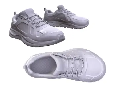 Sneakers Low-poly 3D model