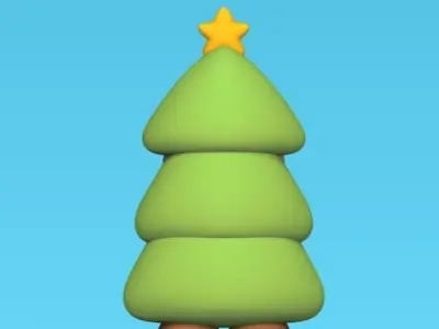 Santa Claus Tree 3D print model