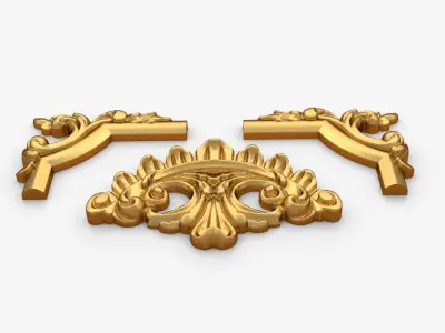 Classic decor ornament 288 3D model purchase