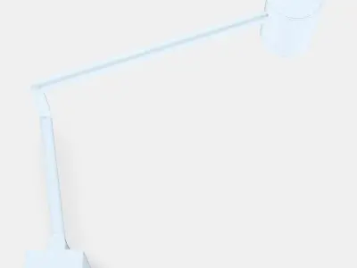 NYMANE Wall lamp with swing arm Low-poly 3D model