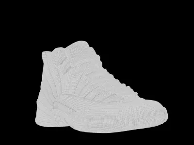 Nike Air Jordan 12 3D model