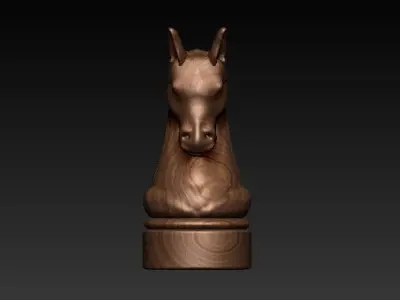 Chess Horse 3D model