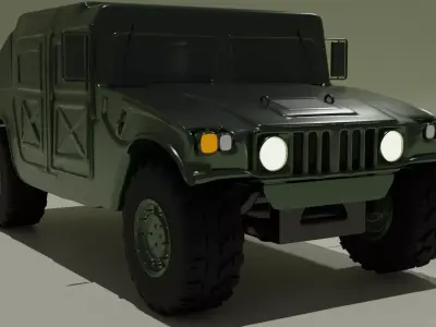 Humvee Free 3D model
