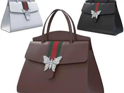 Gucci Totem Top Handle Bag Low-poly 3D model