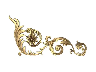 decorative pattern ready for 3D printing 3D model 6