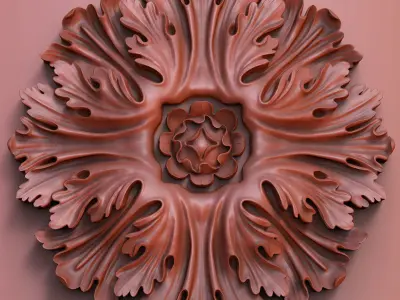 Carved decor 4 3D print model